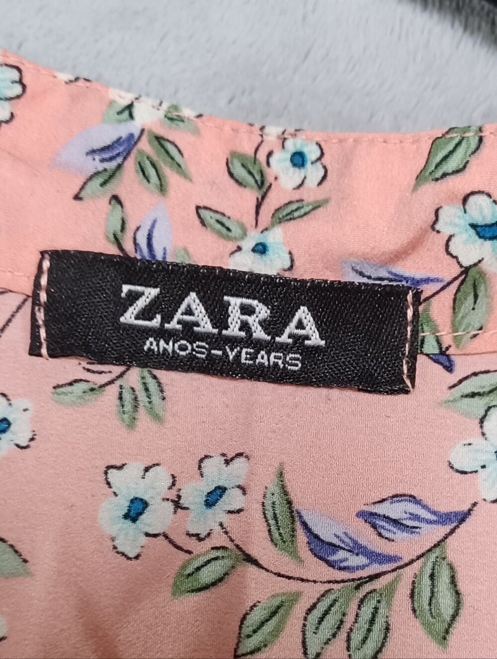 Zara Women's Pink Floral Tiered Midi Dress S Sleeveless Cottagecore Prairie Boho - Picture 7 of 9